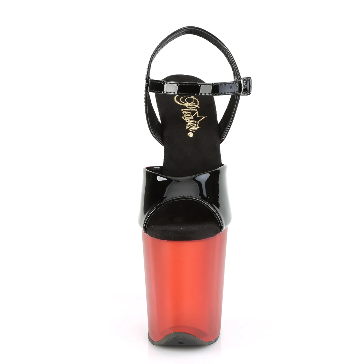 FLAMINGO-809T  Black Patent/Frosted Red - Image 2