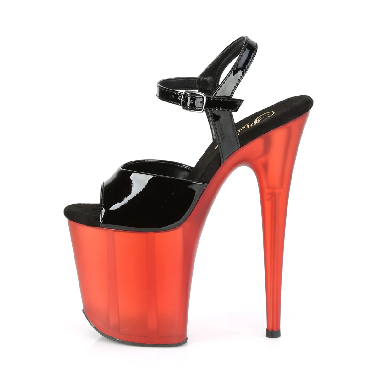 FLAMINGO-809T  Black Patent/Frosted Red - Image 3