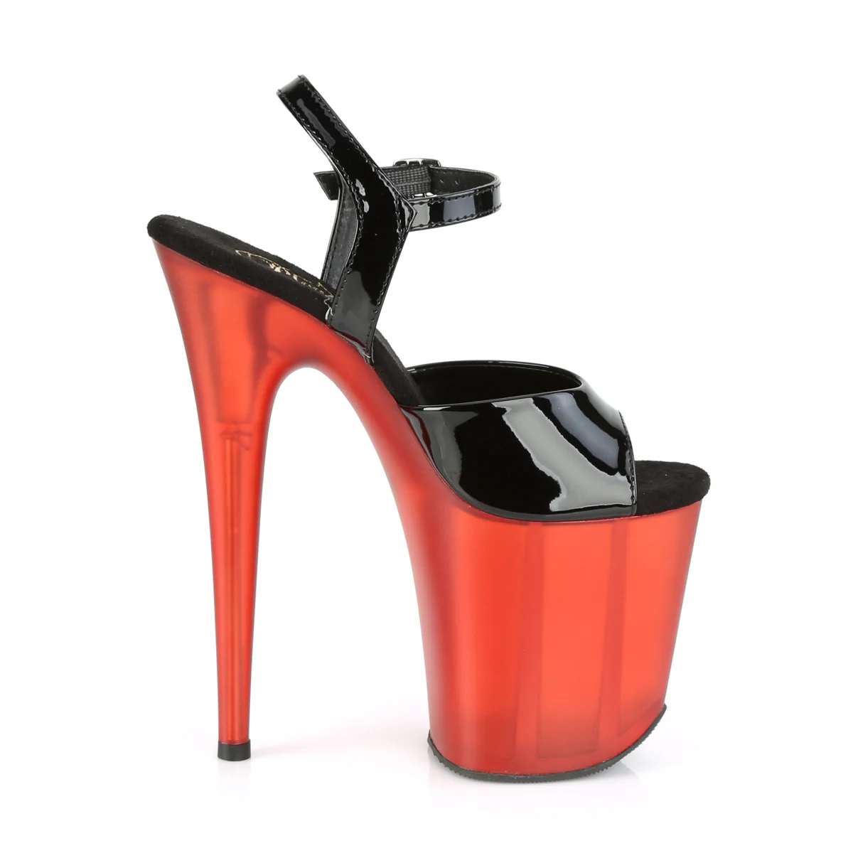 FLAMINGO-809T  Black Patent/Frosted Red - Image 5