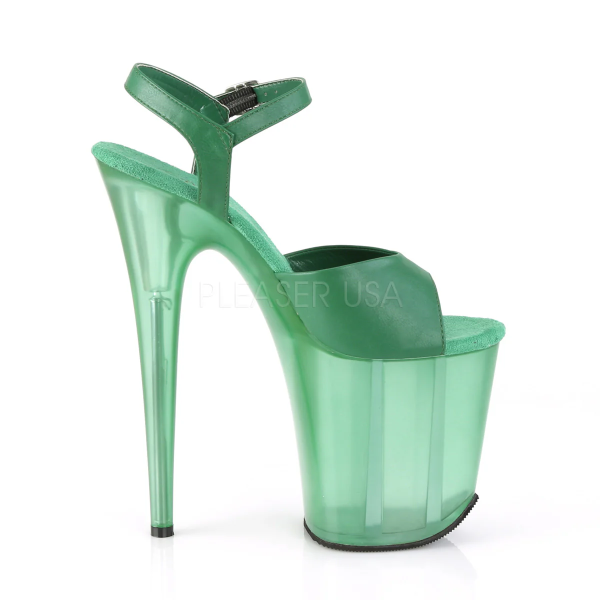 FLAMINGO-809T Green Faux Leather/Frosted Green - Image 4