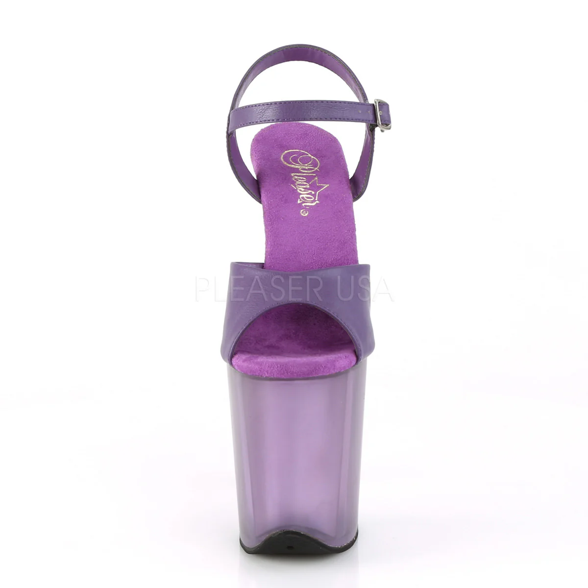 FLAMINGO-809T  Purple Faux Leather/Frosted Purple - Image 2