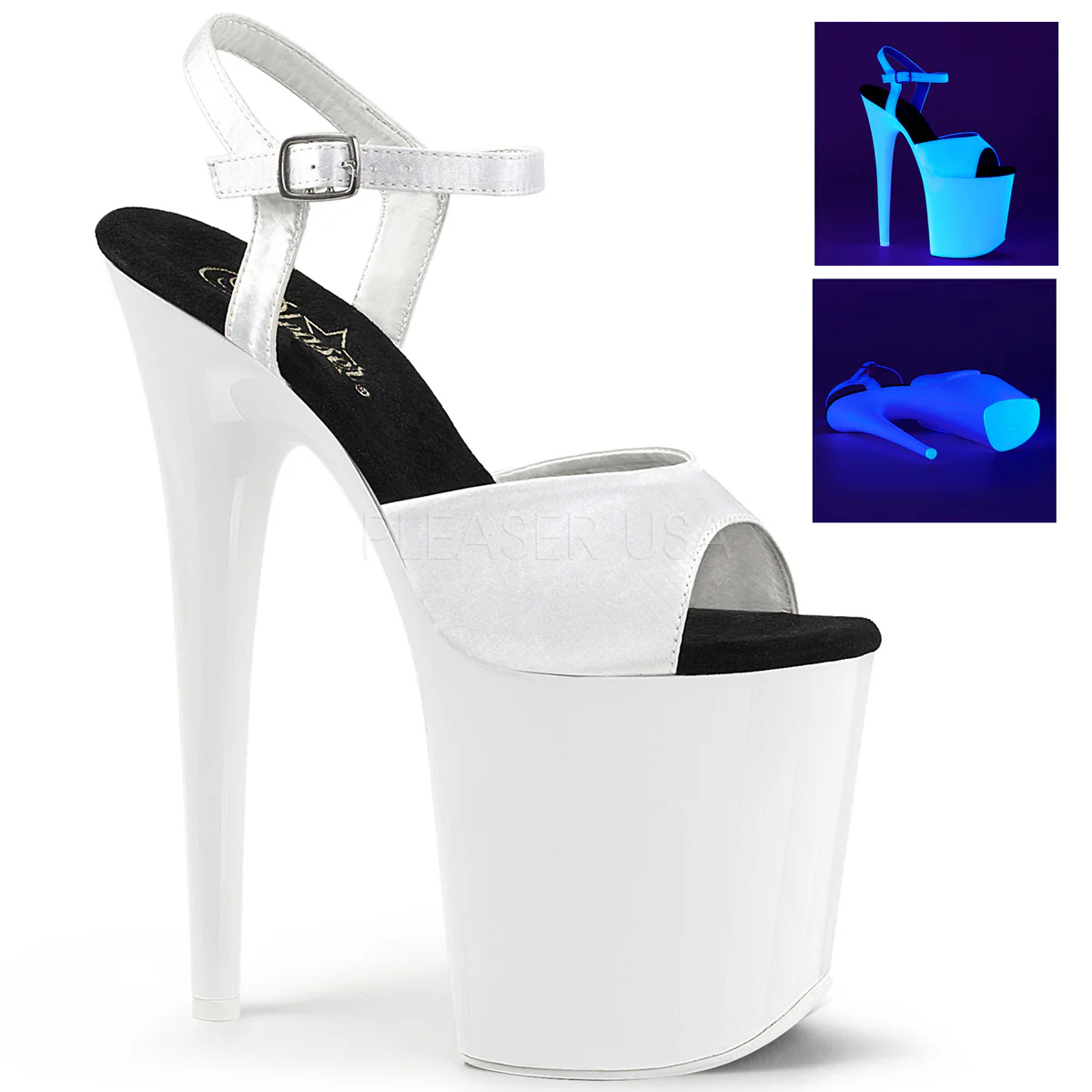 FLAMINGO-809UV White Satin/Neon White