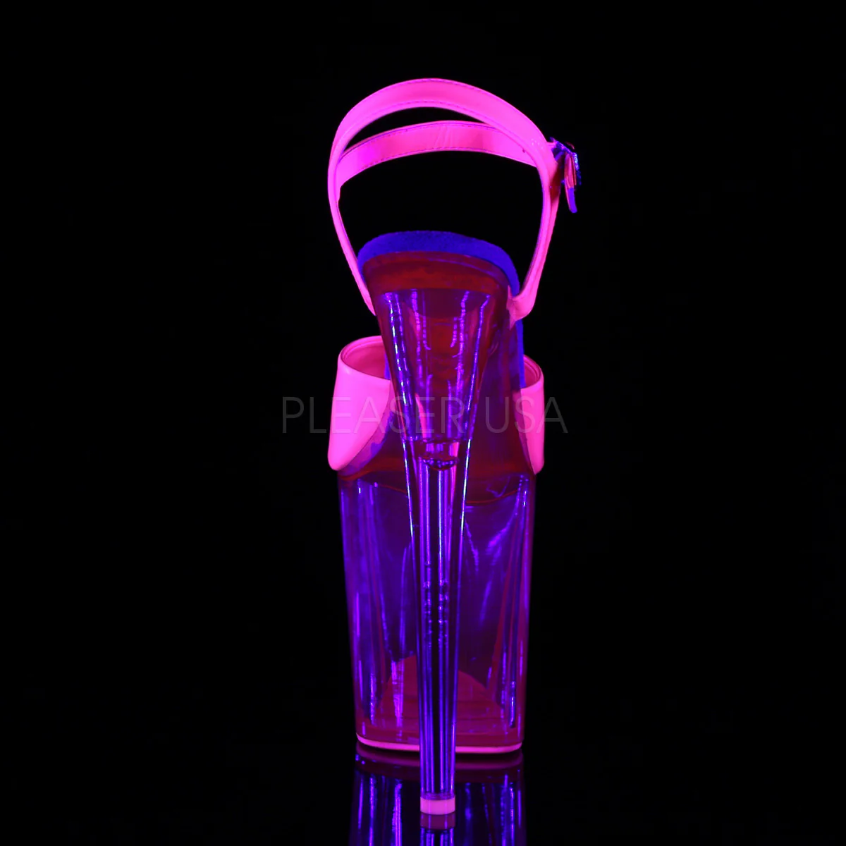 FLAMINGO-809UVT  Neon Hot Pink Patent/Hot Pink Tinted - Image 4