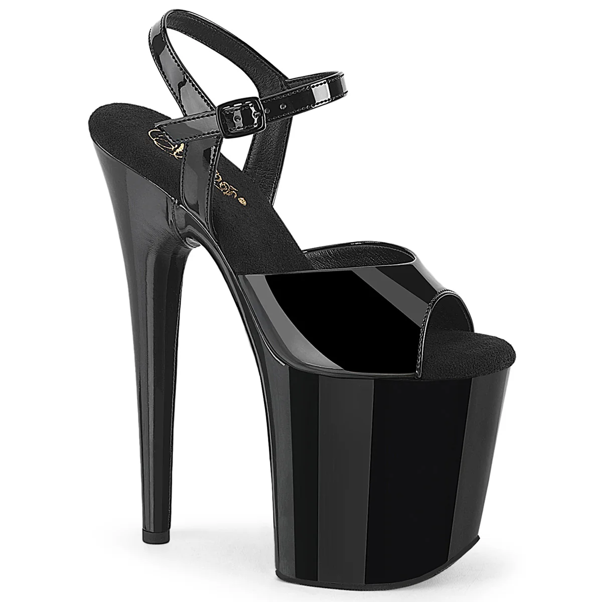 FLAMINGO-809WR  Black Patent/Black