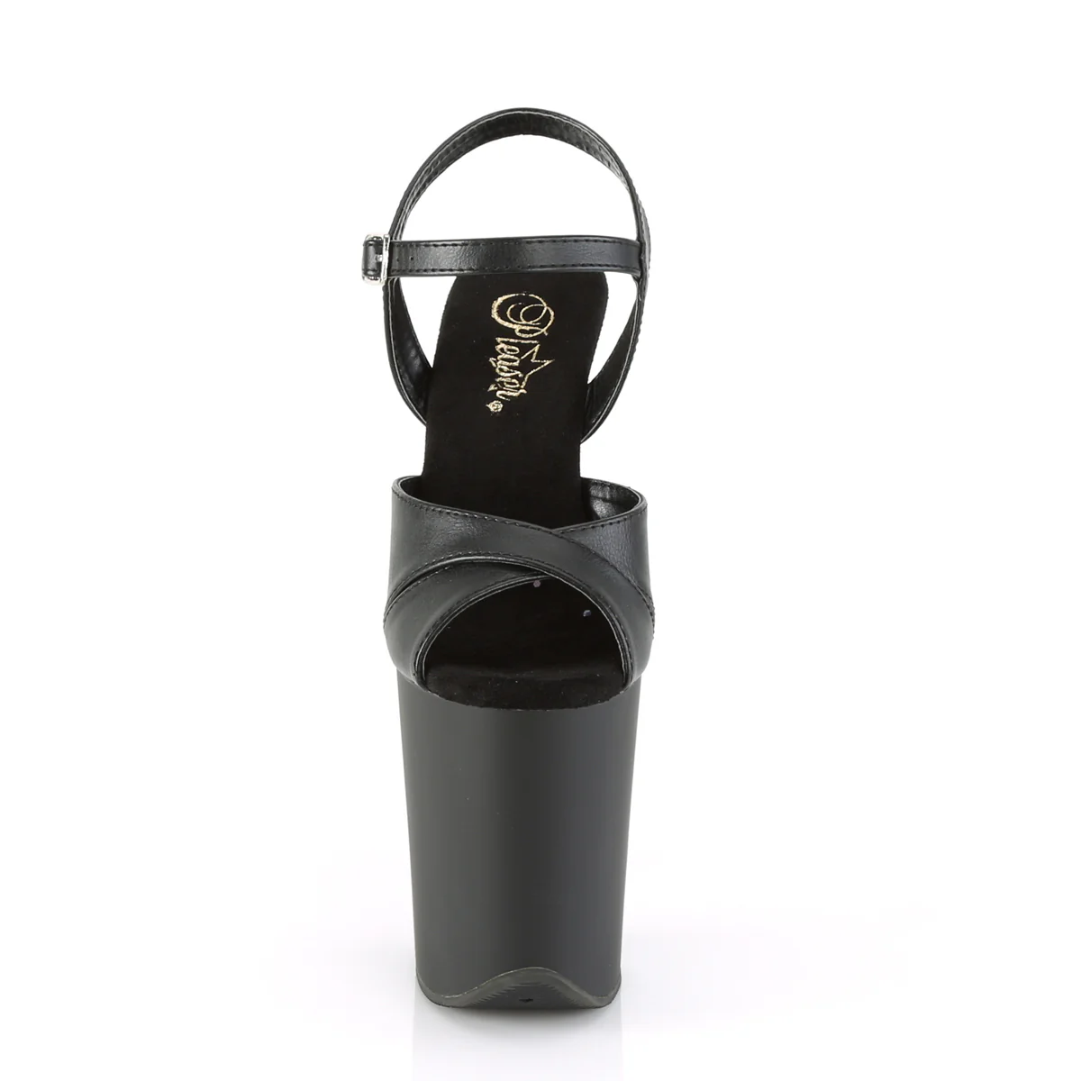 FLAMINGO-816  Black Faux Leather/Black Matte - Image 2