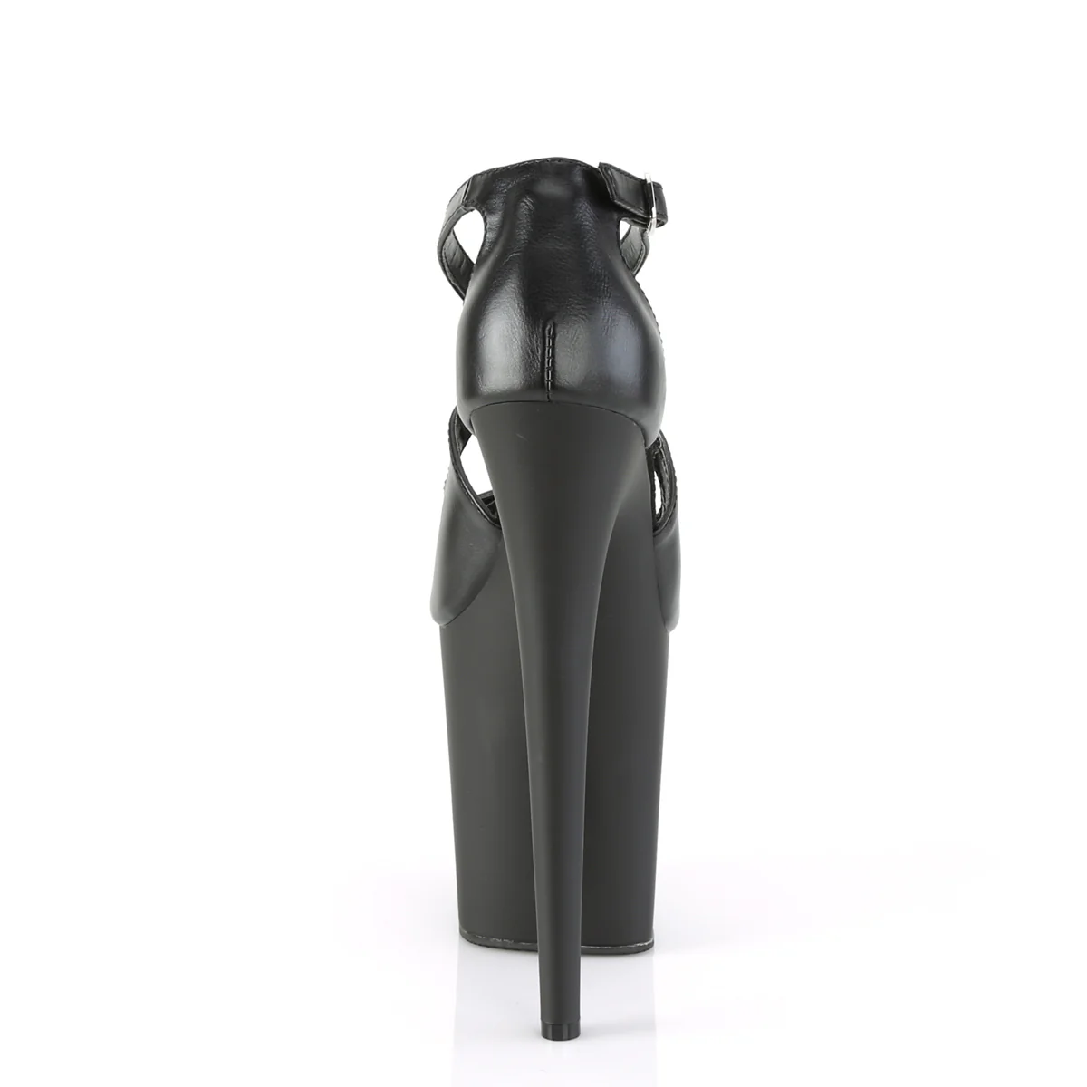 FLAMINGO-821  Black Faux Leather/Black Matte - Image 4
