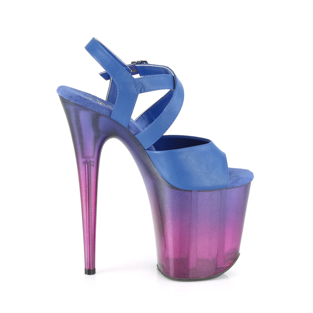 FLAMINGO-822T Blue Faux Leather/Blue-Purple Ombre - Image 5