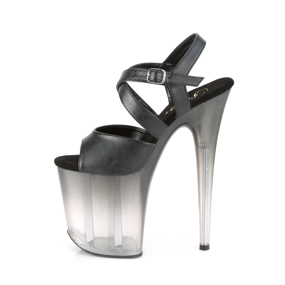 FLAMINGO-822T Black Faux Leather/Faded Black - Image 3