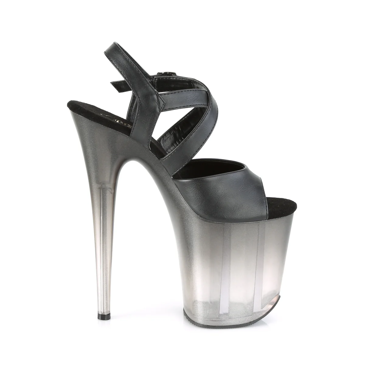 FLAMINGO-822T Black Faux Leather/Faded Black - Image 5