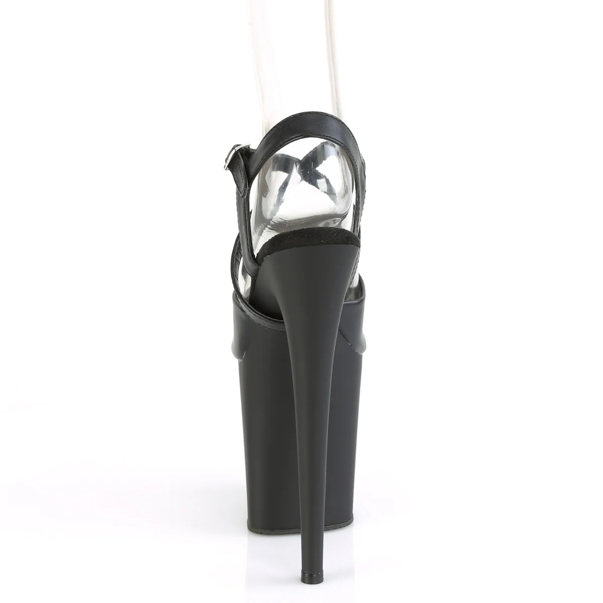 FLAMINGO-824  Black Faux Leather/Black Matte - Image 4