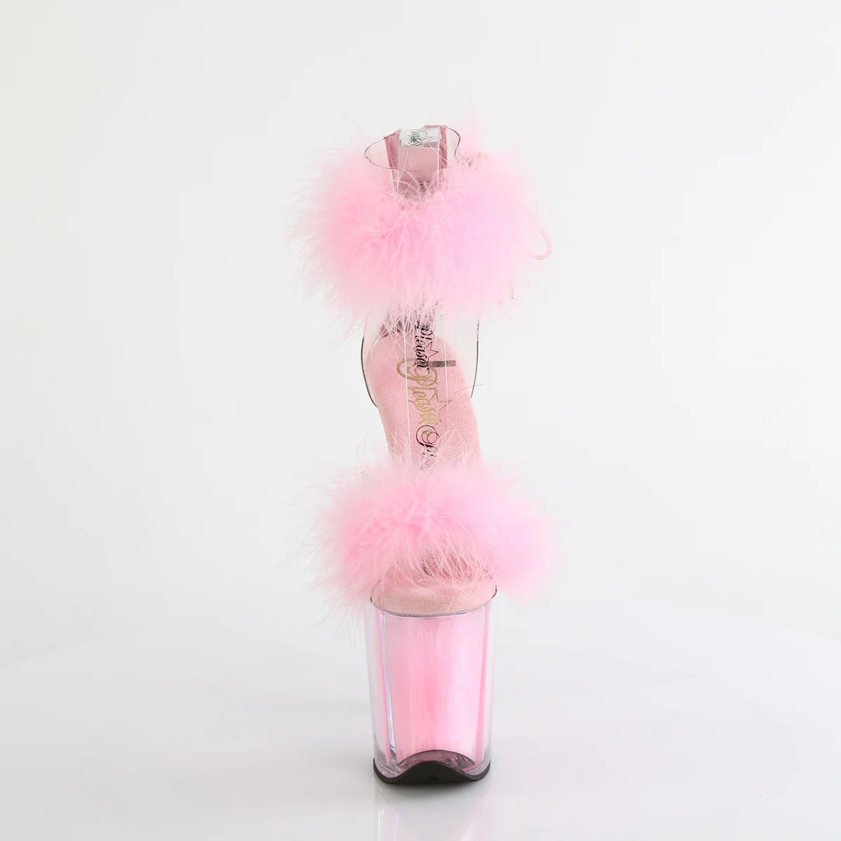 FLAMINGO-824F  Clear-Baby Pink Fur/M - Image 2