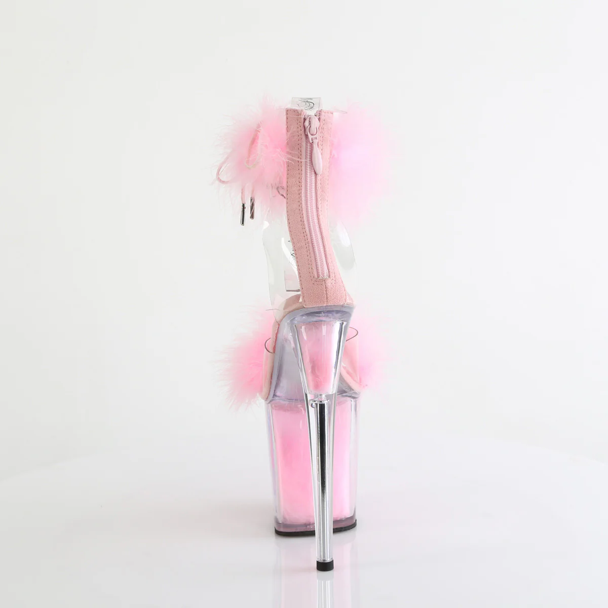 FLAMINGO-824F  Clear-Baby Pink Fur/M - Image 4