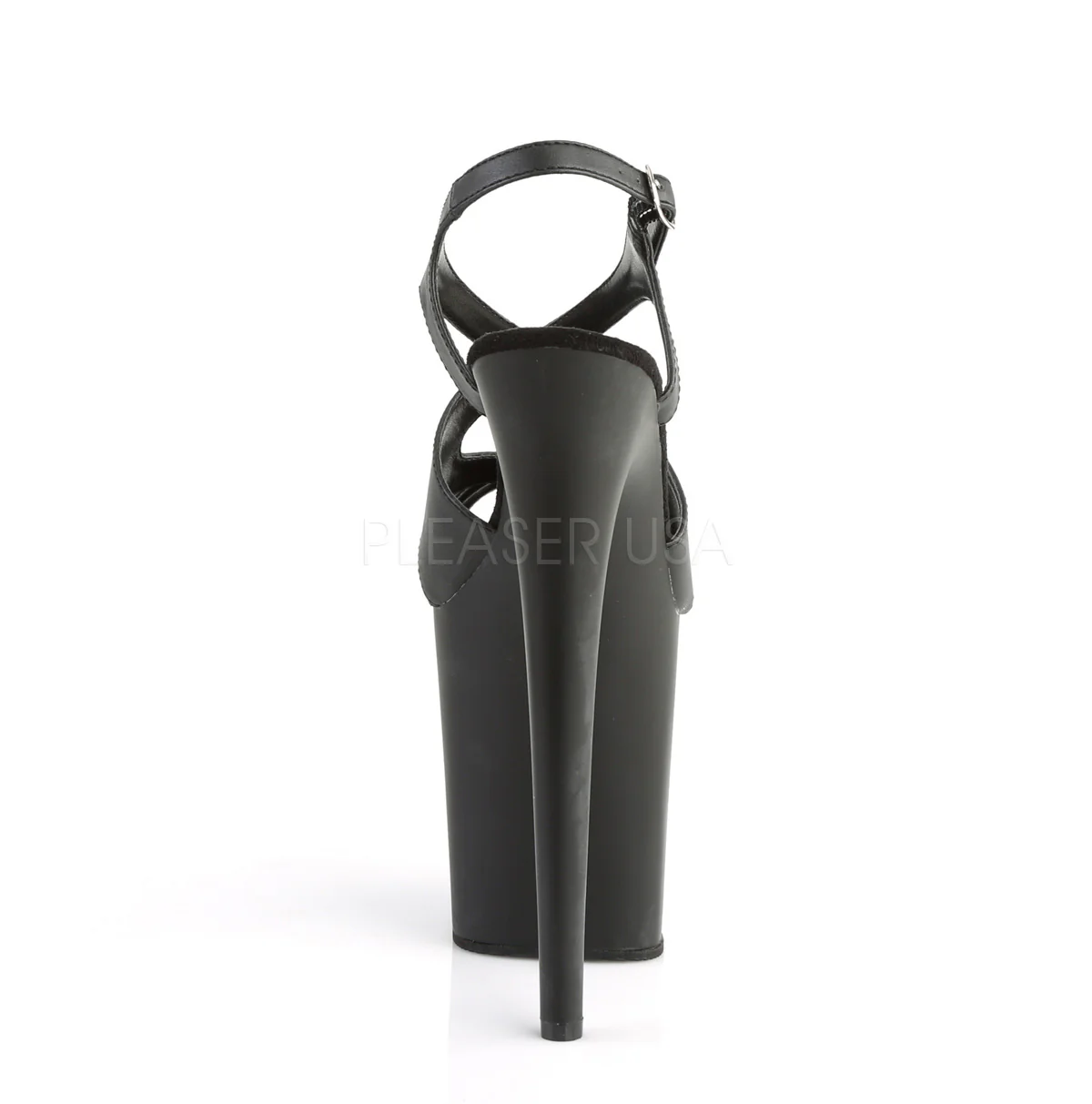 FLAMINGO-831 Black Faux Leather/Black Mattte - Image 4