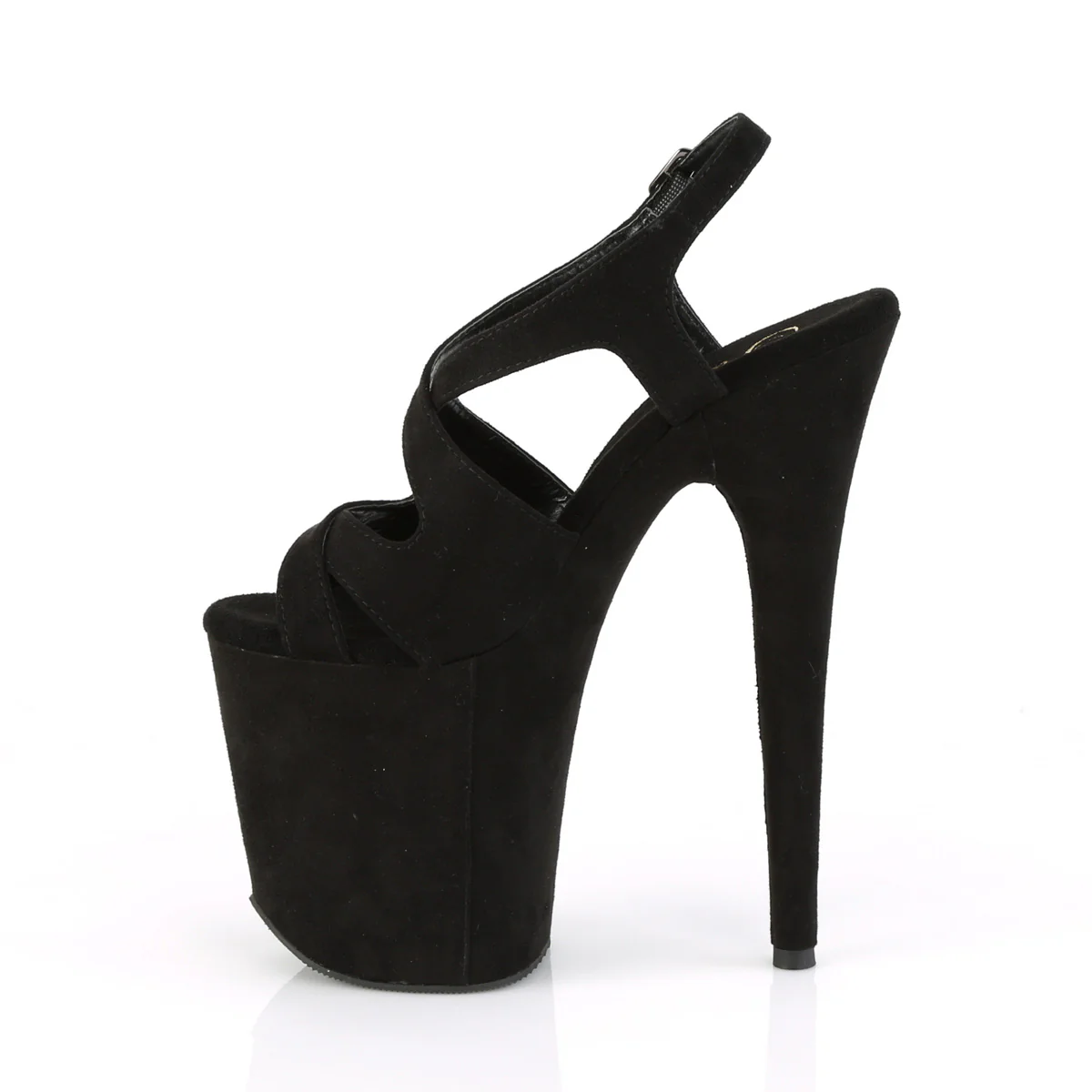 FLAMINGO-831FS Black Faux Suede/Black Faux Suede - Image 3
