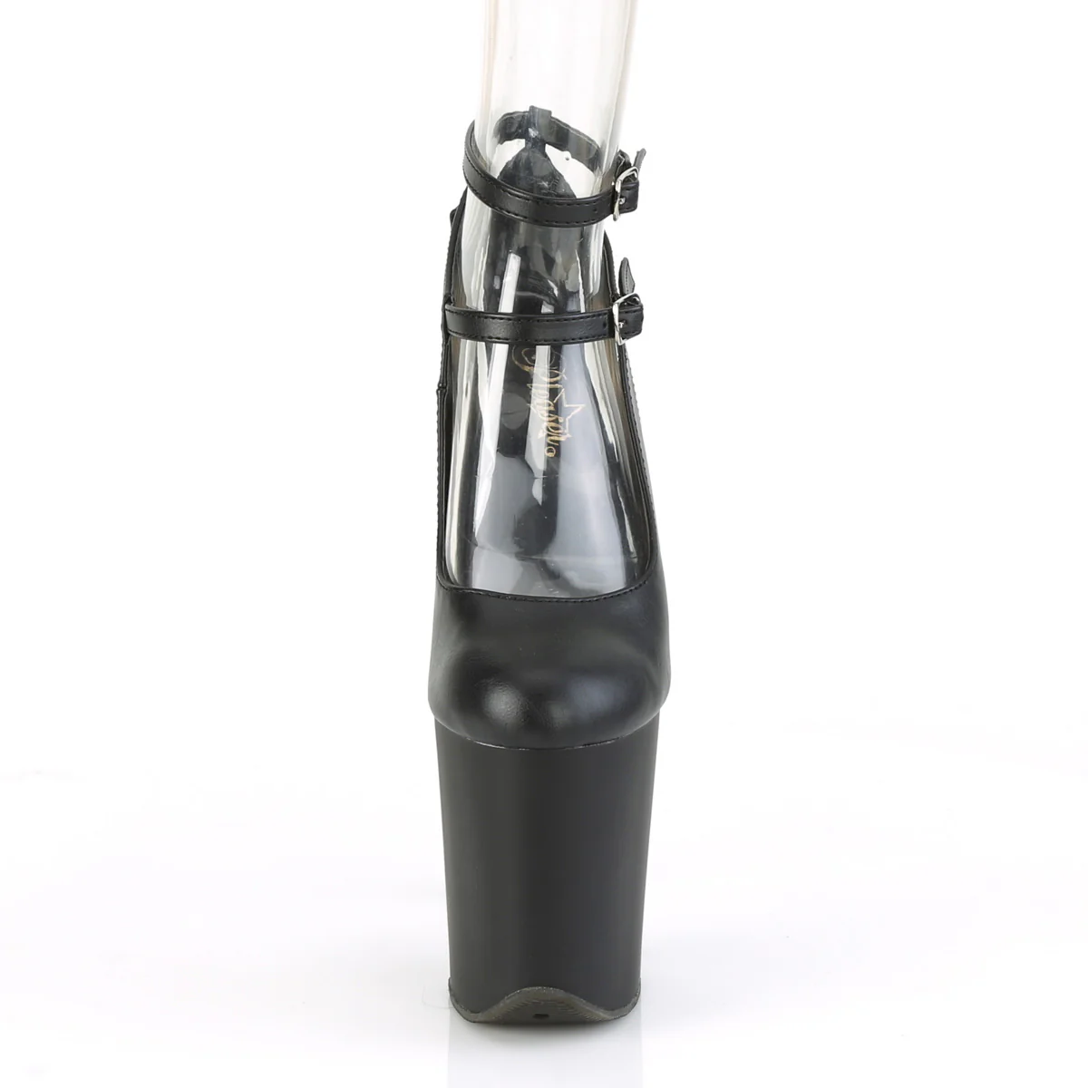 FLAMINGO-850  Black Faux Leather/Black Matte - Image 2