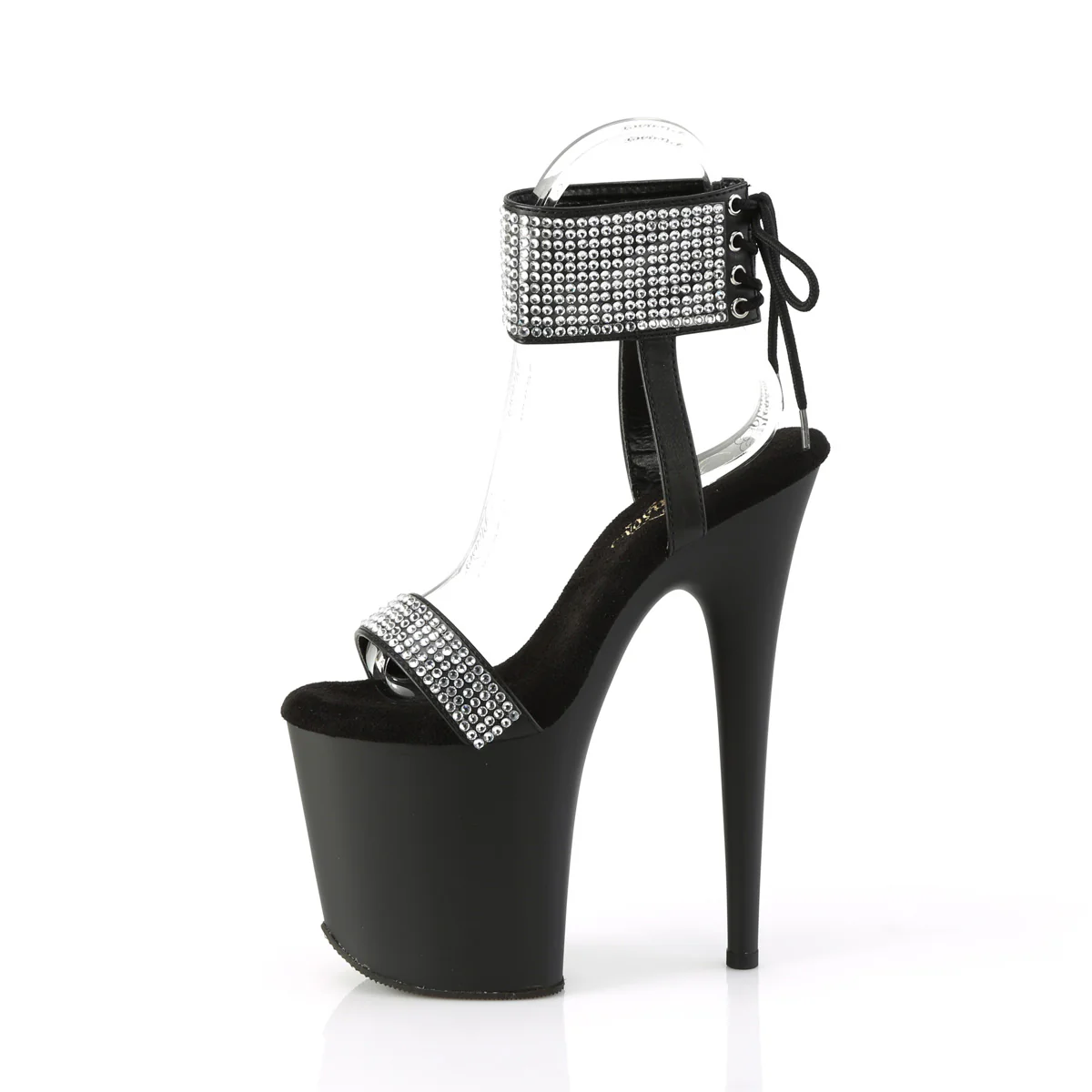 FLAMINGO-870  Black Faux Leather-RS/Black Matte - Image 3