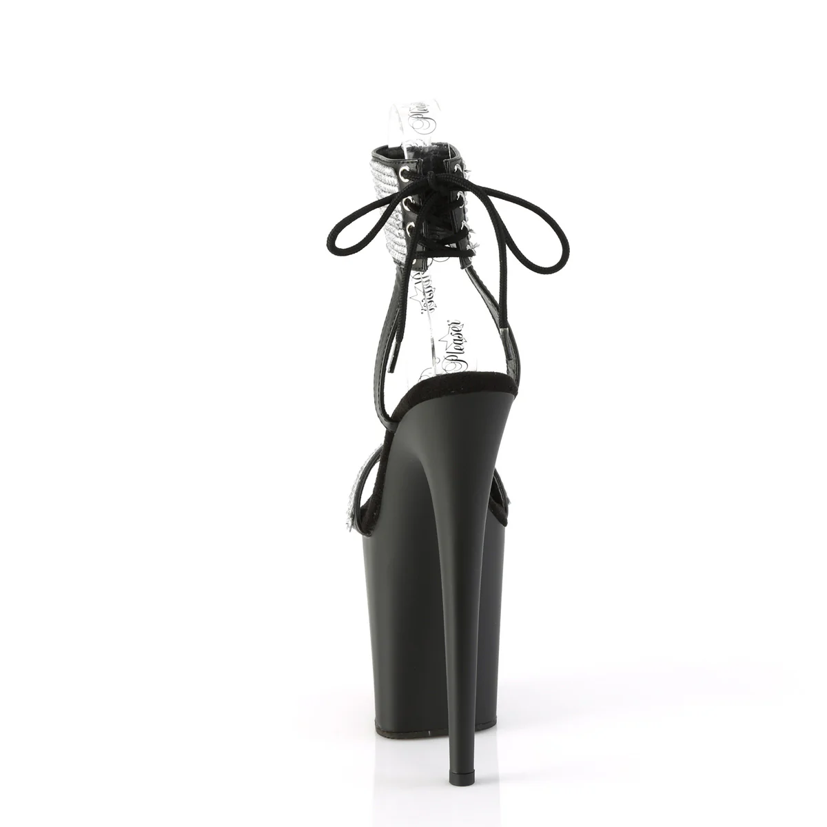 FLAMINGO-870  Black Faux Leather-RS/Black Matte - Image 4