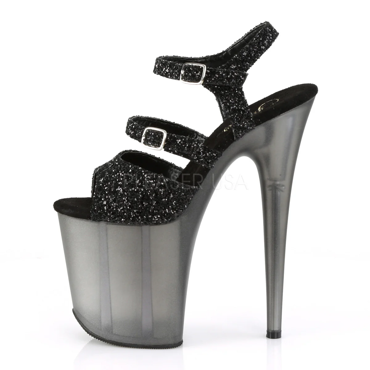 FLAMINGO-874 Black Glitter/Frosted Black - Image 3