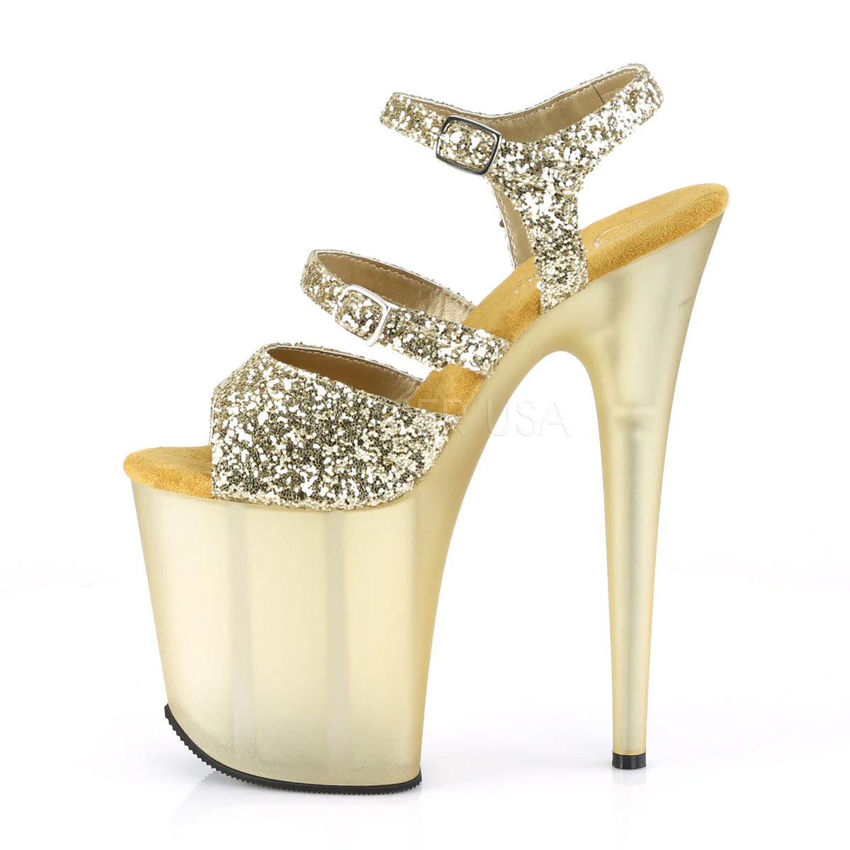FLAMINGO-874  Gold Glitter/Frosted Gold - Image 2