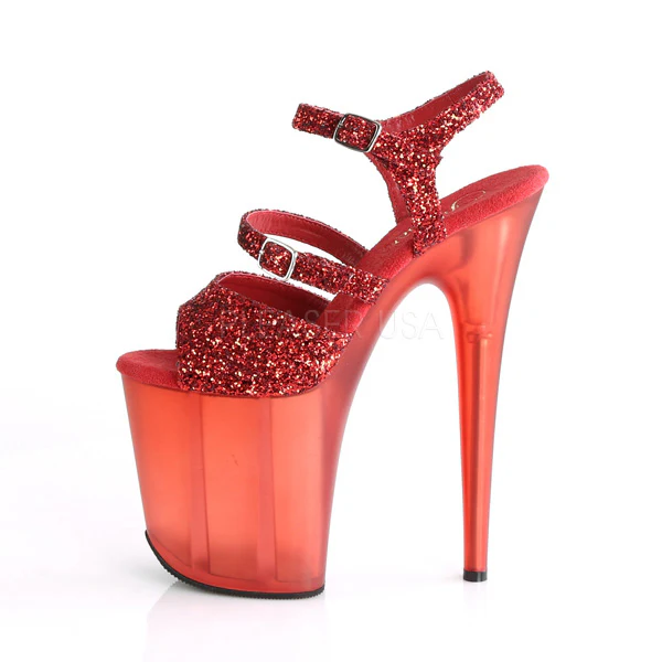 FLAMINGO-874 Red Glitter/Frosted Red - Image 2