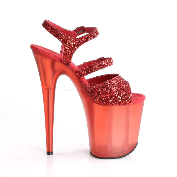 FLAMINGO-874 Red Glitter/Frosted Red - Image 4