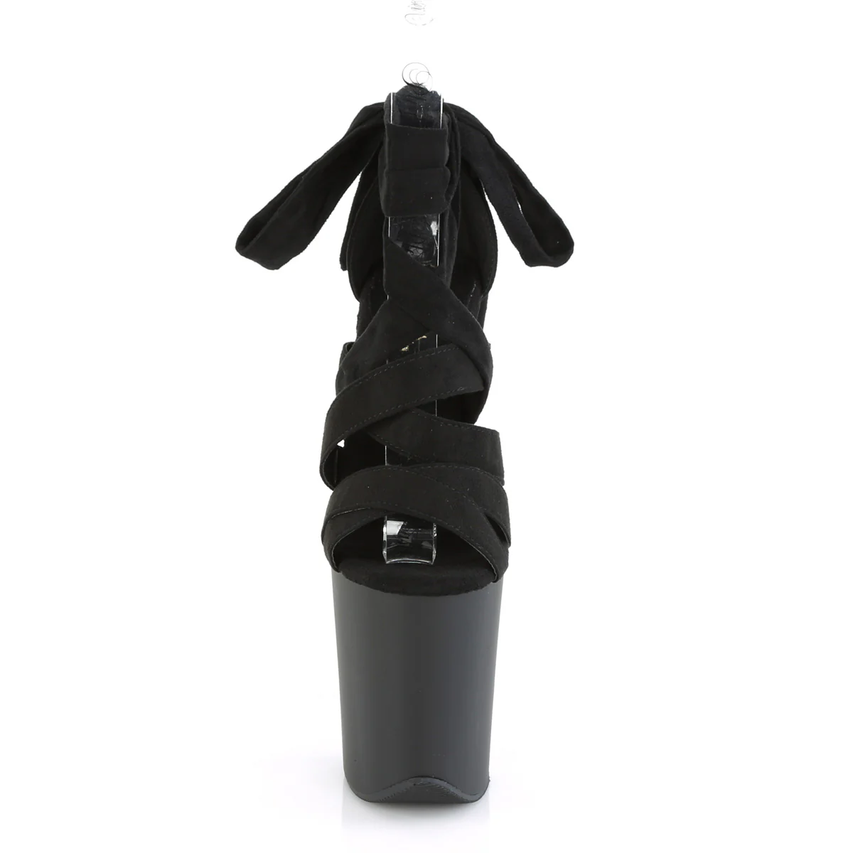 FLAMINGO-876  Black Faux Suede/Black Matte - Image 2