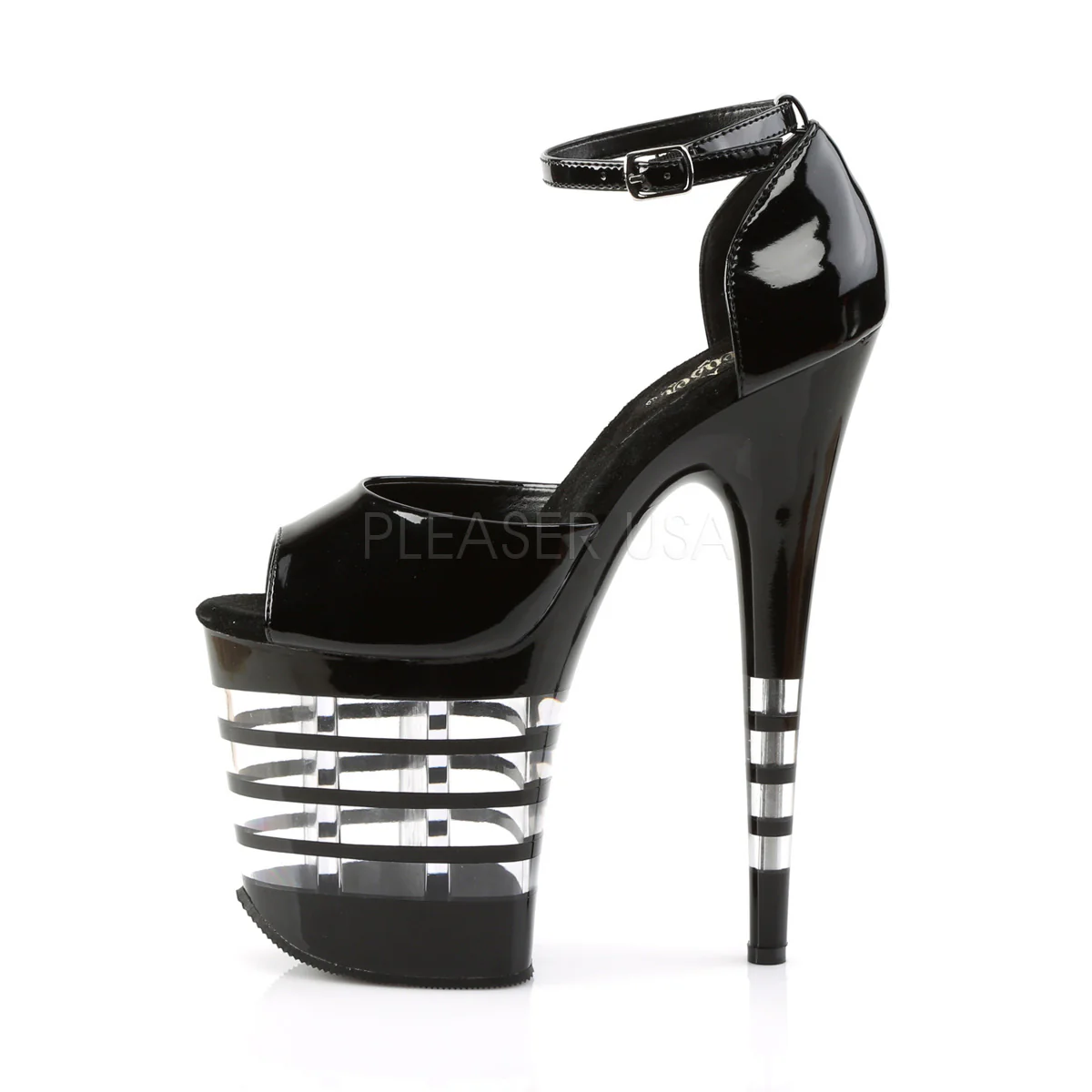 FLAMINGO-889LN Black Patent/Black - Image 3