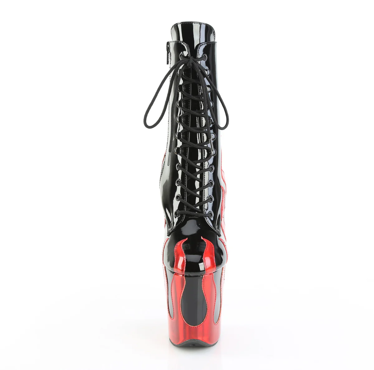 FLAMINGO-1020FLM  Black Patent-Red Metallic - Image 2