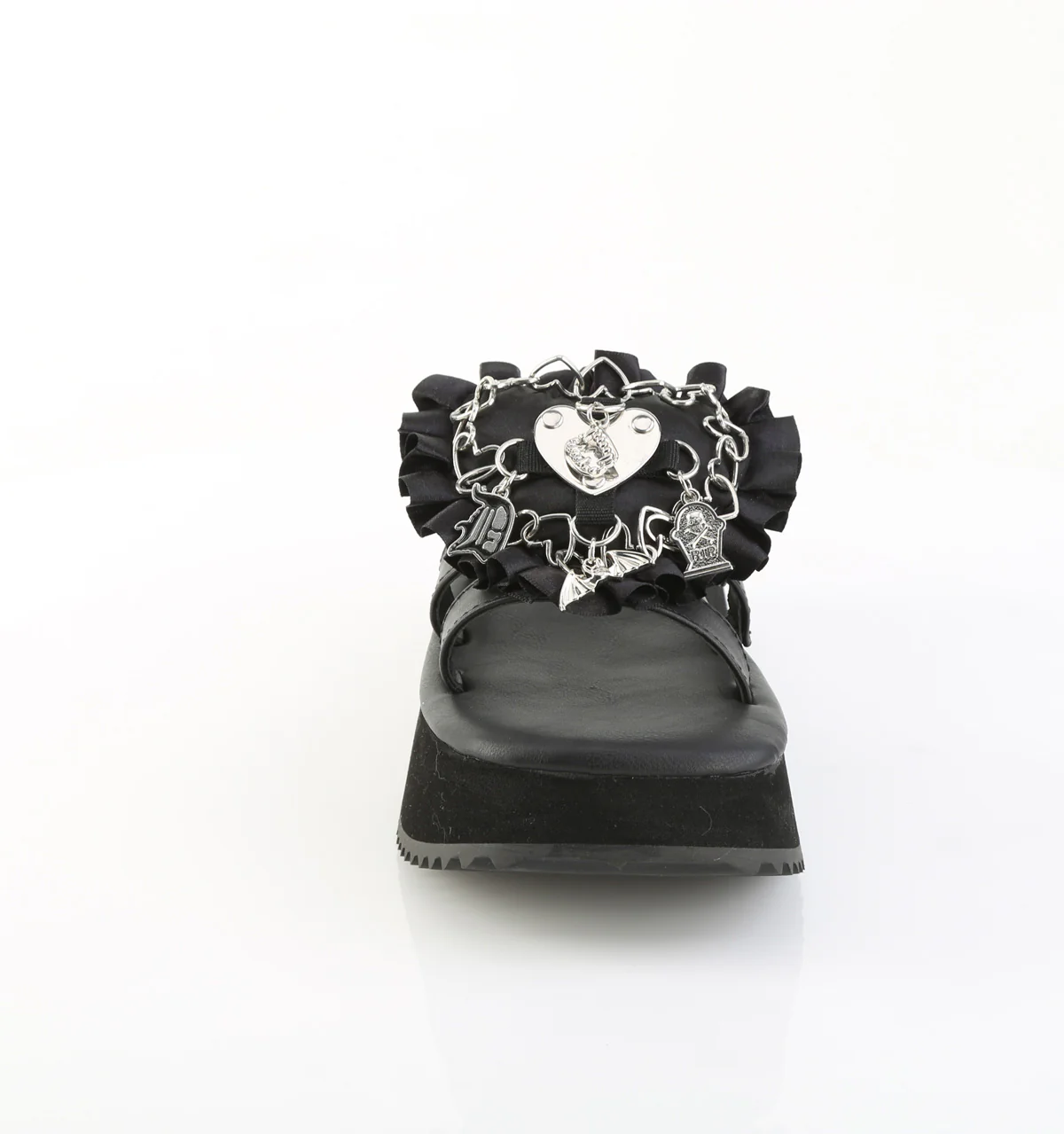 FLIP-16  Black Vegan Leather-Satin - Image 2