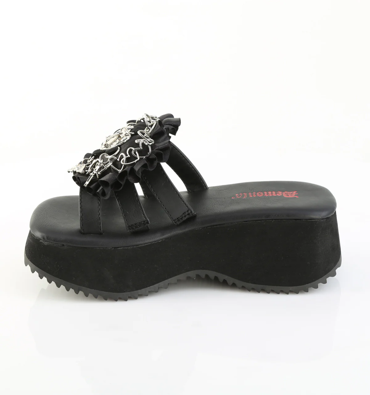 FLIP-16  Black Vegan Leather-Satin - Image 3