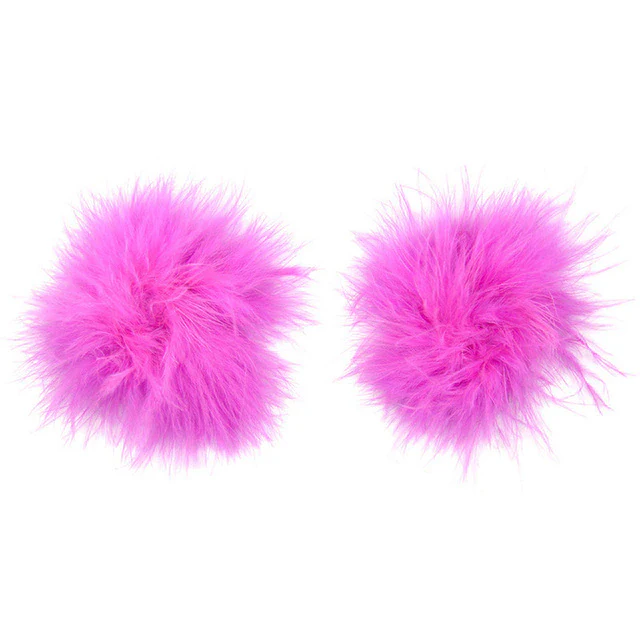 Fluffy Nipple Covers - Image 5