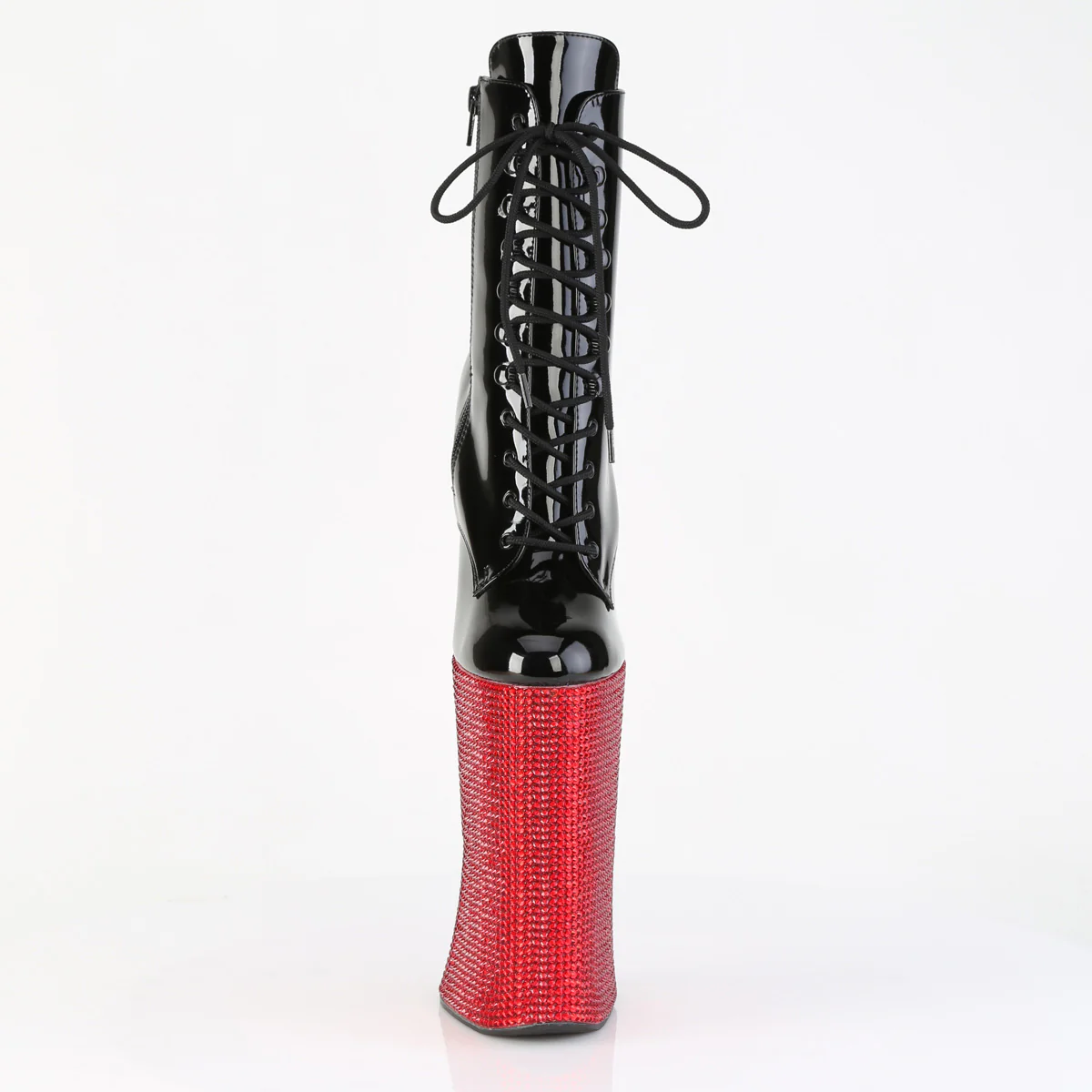 FORBIDDEN-1020BEJ  Black Patent/Red RS - Image 2