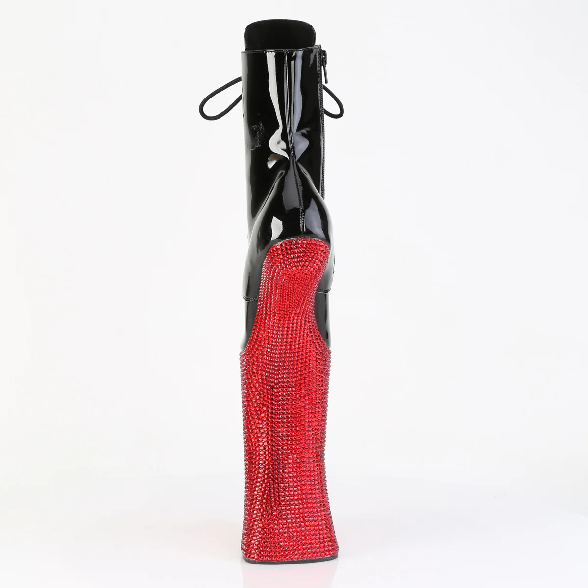FORBIDDEN-1020BEJ  Black Patent/Red RS - Image 4