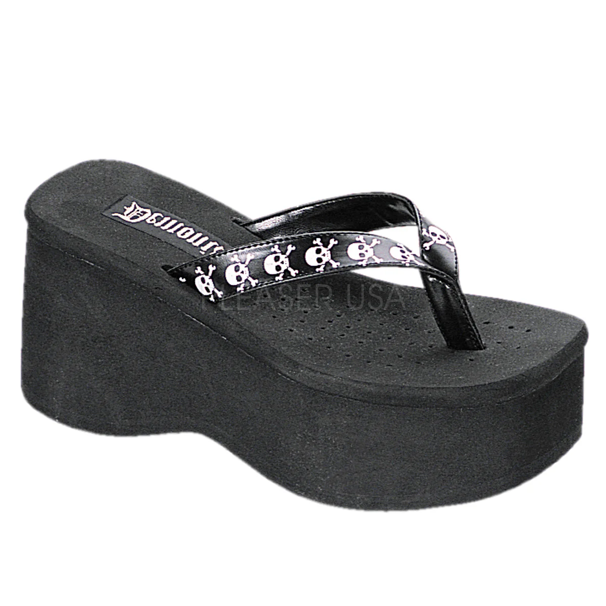 FUNN-17 Black Vegan Leather