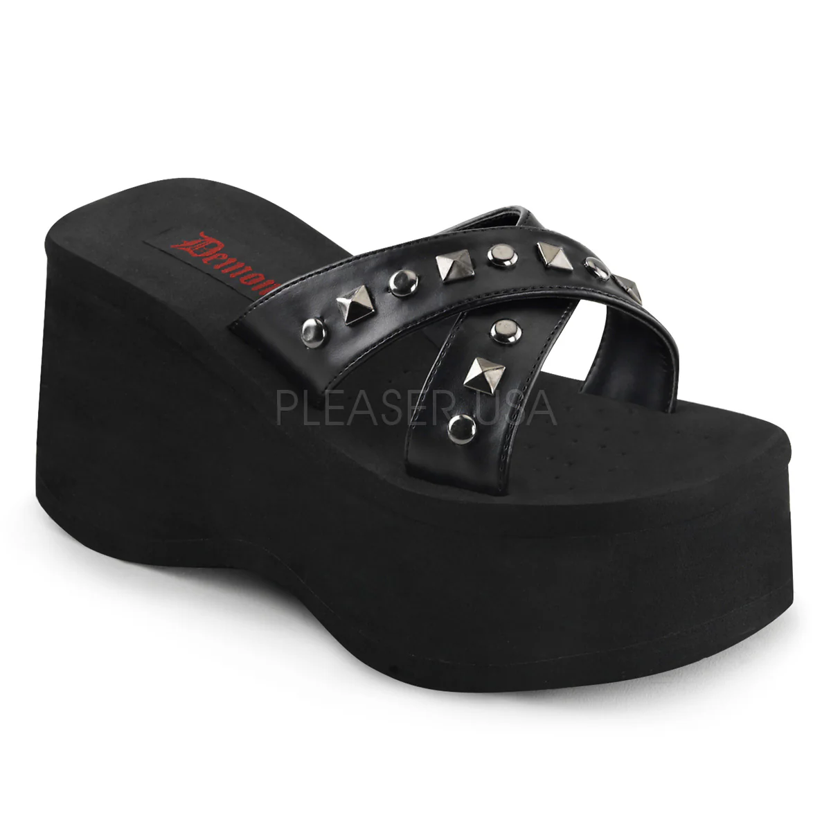 FUNN-29  Black Vegan Leather
