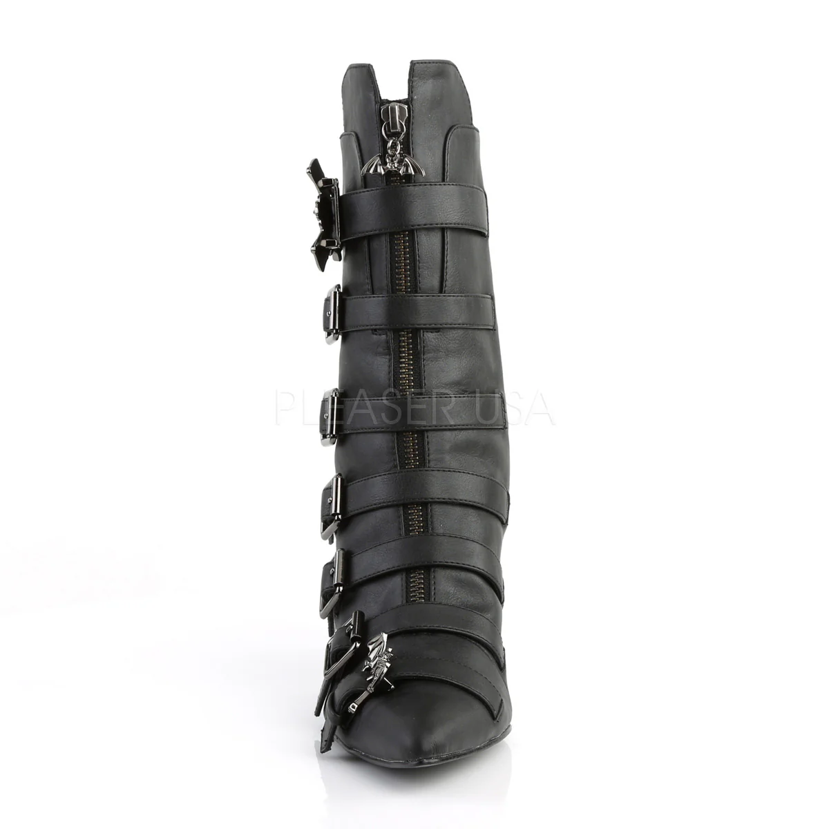 FURY-110  Black Faux Leather - Image 2