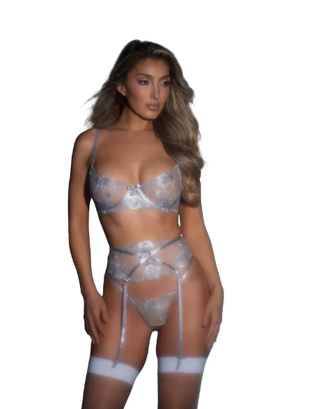 Garden Of Eden 3-Piece Garter Set - LI831 - Image 4