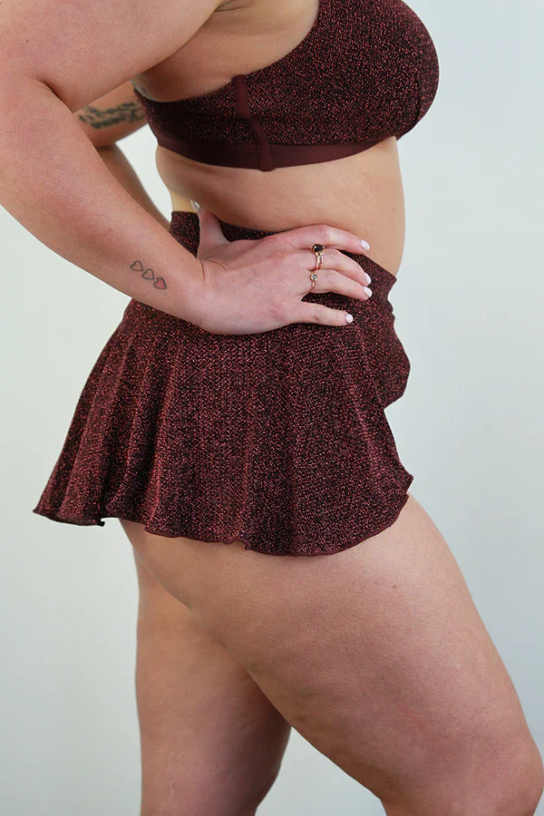 Rarr Glitteratti High Waist Skort - Pink - Image 10