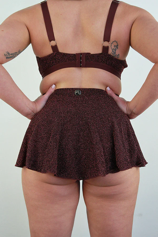 Rarr Glitteratti High Waist Skort - Pink - Image 11