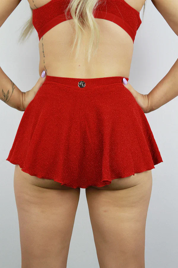 Rarr Glitteratti High Waist Skort - Pink - Image 35