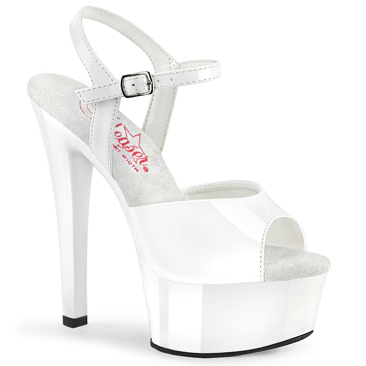 GLEAM-609  White Patent/White