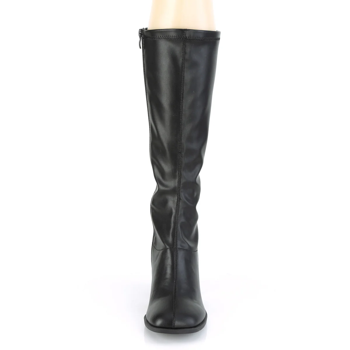 GOGO-300-2  Black Str. Faux Leather - Image 2