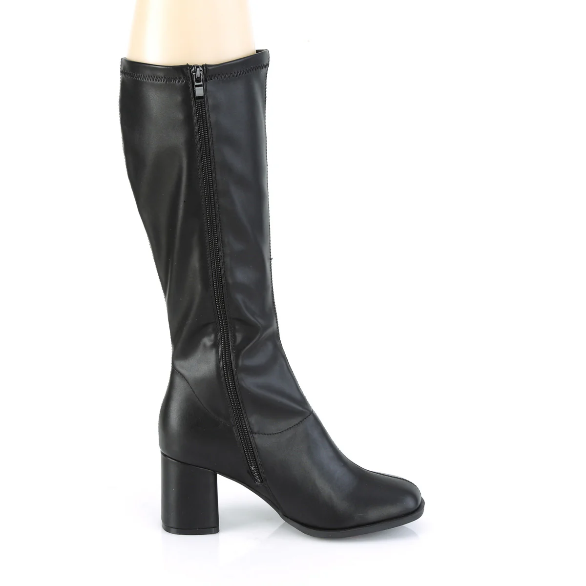 GOGO-300-2  Black Str. Faux Leather - Image 5