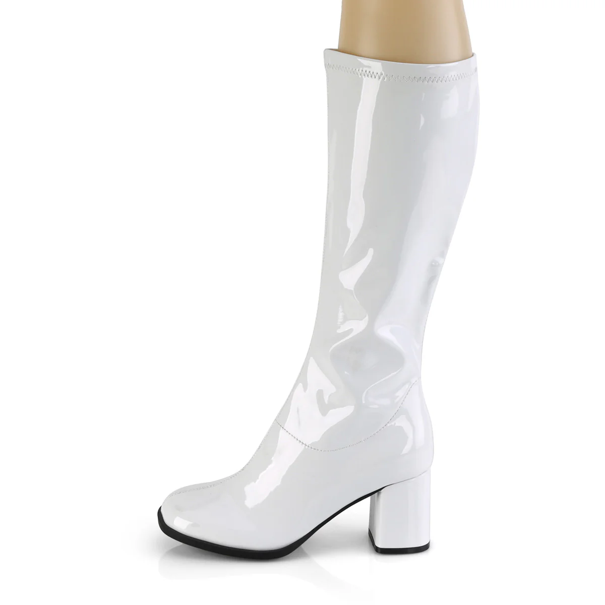 GOGO-300-2  White Str. Patent - Image 3