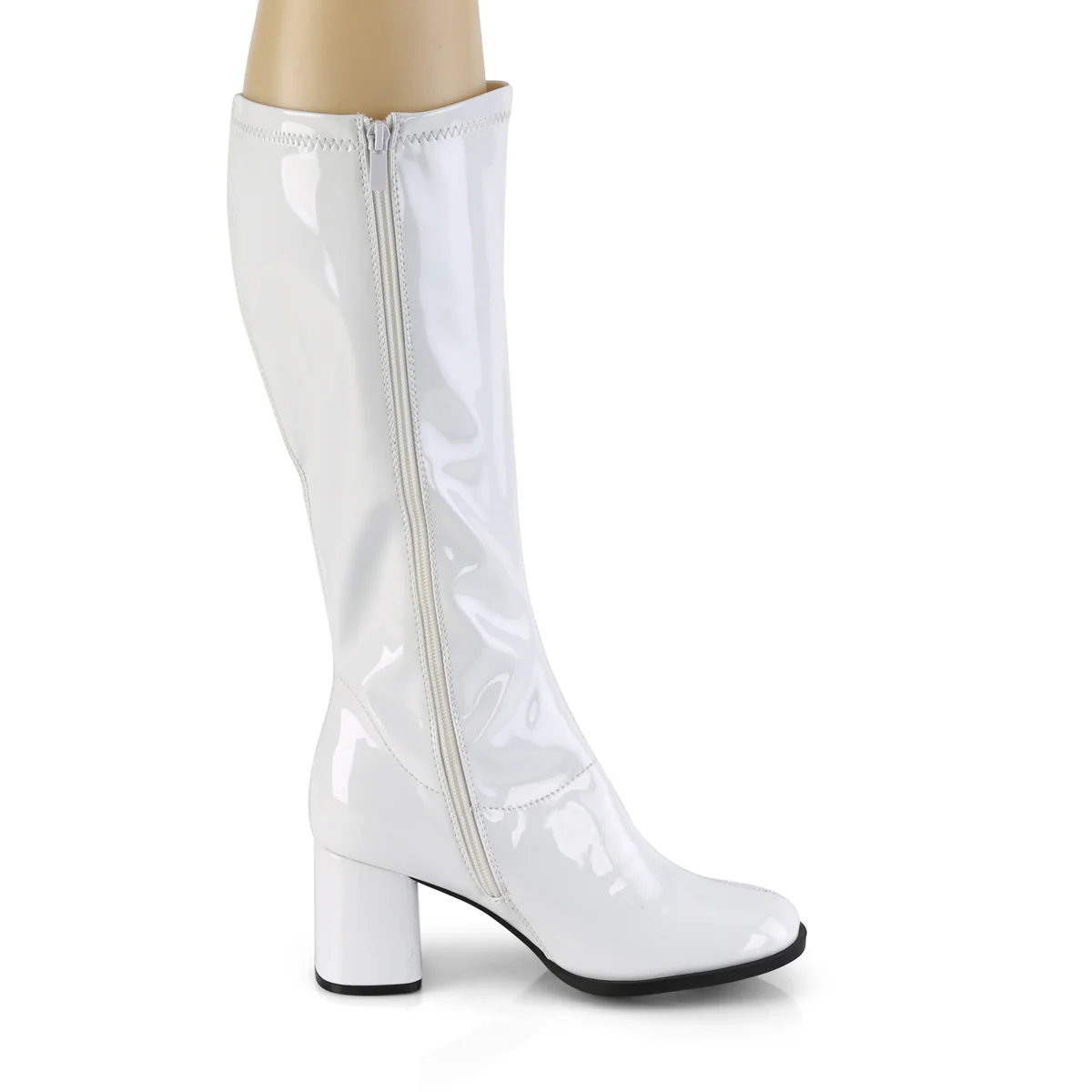 GOGO-300-2  White Str. Patent - Image 5