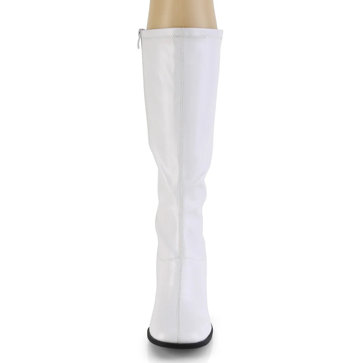 GOGO-300-2  White Str. Faux Leather - Image 2