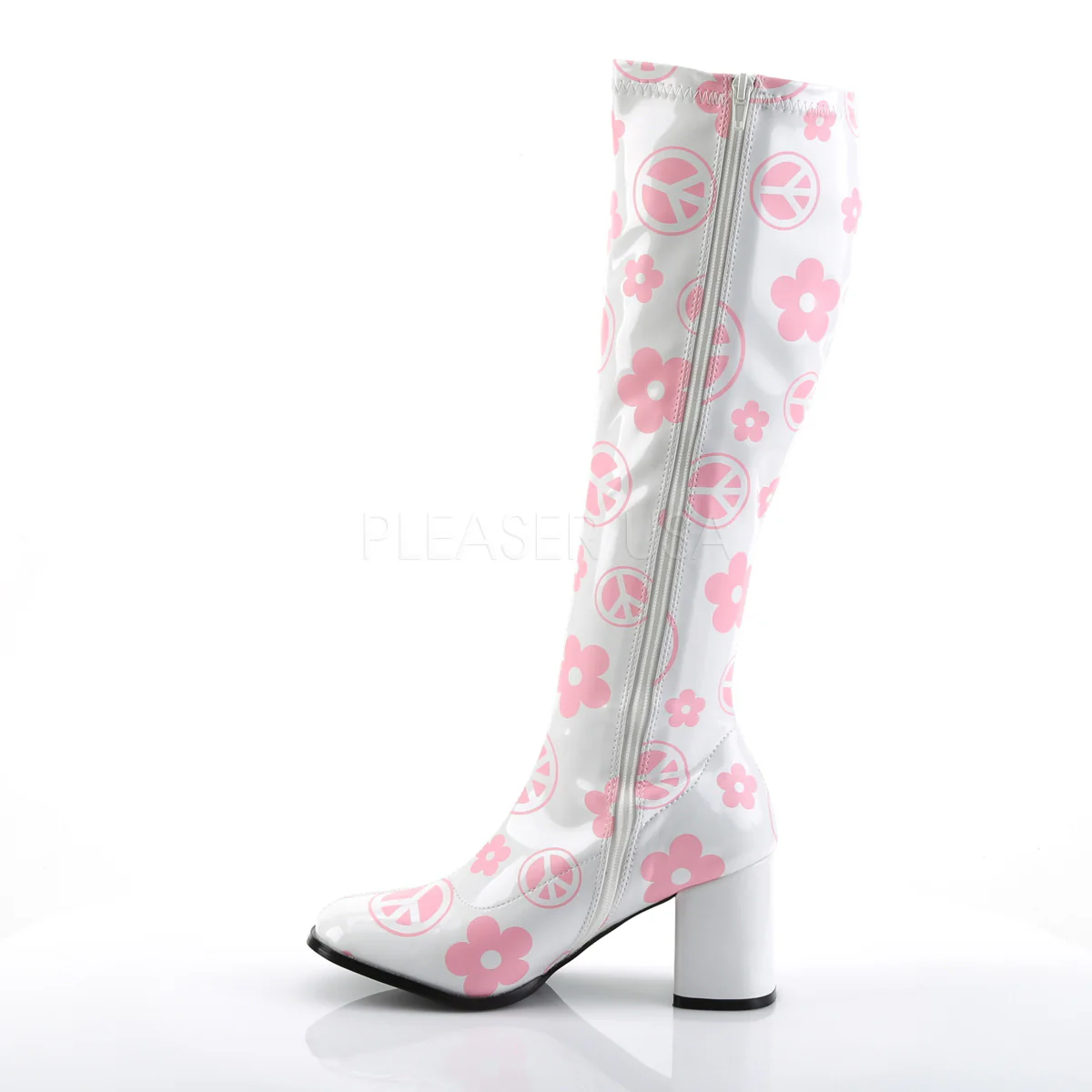 GOGO-300FL  White Str Patent - Image 3