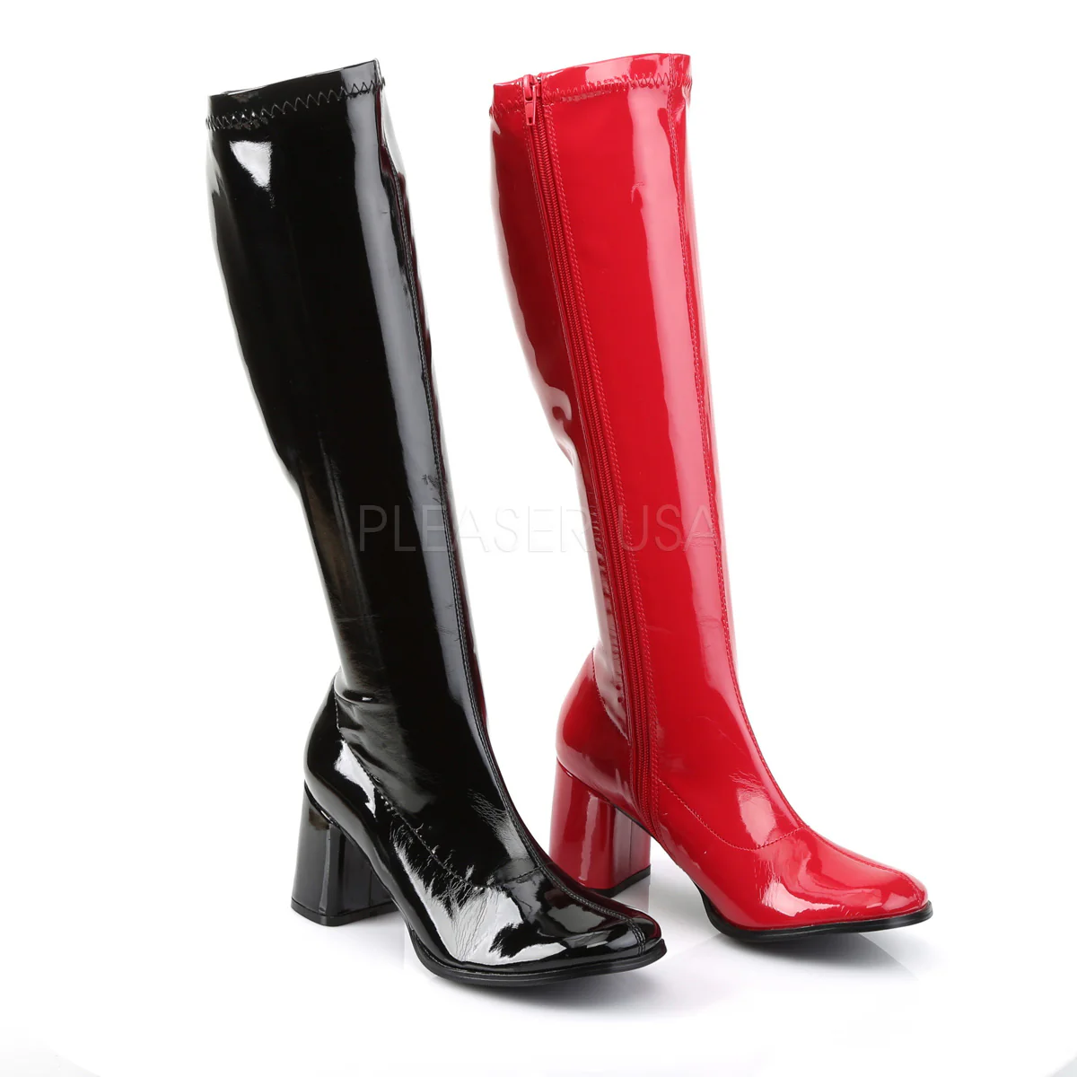 GOGO-300HQ  Black-Red Patent - Image 2