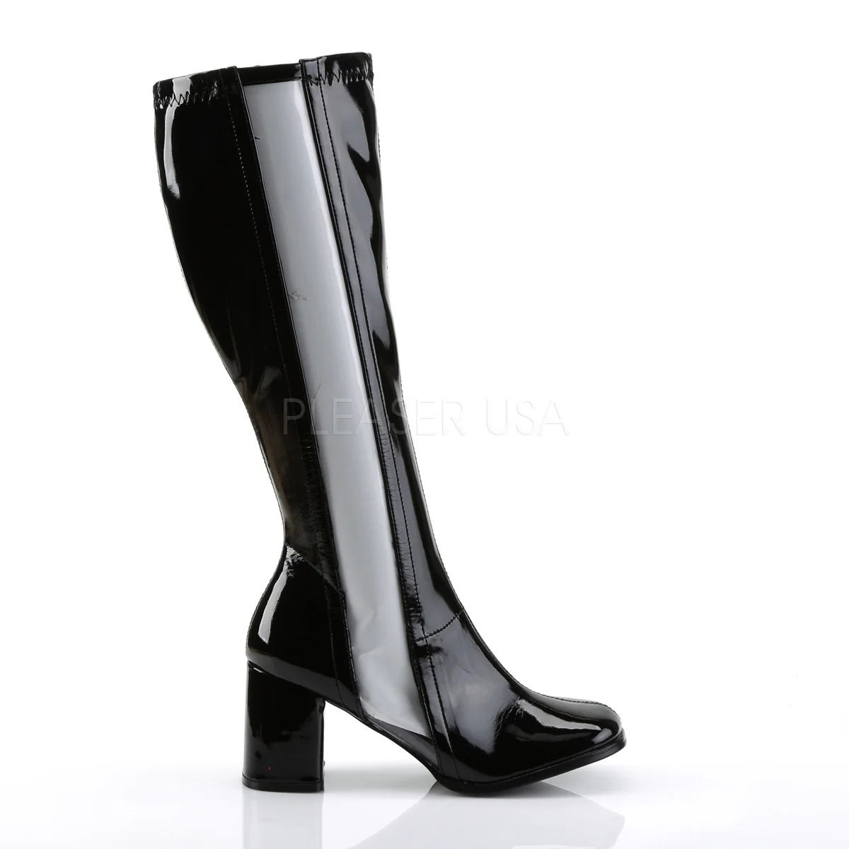 GOGO-303  Black Str Patent-Clear Tpu - Image 5