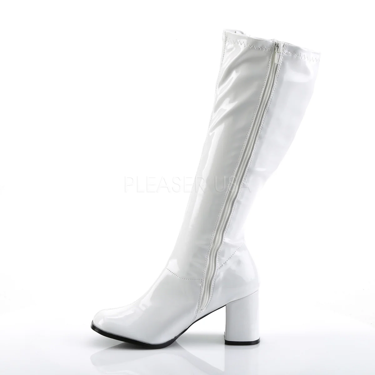 GOGO-303  White Str Patent-Clear Tpu - Image 3